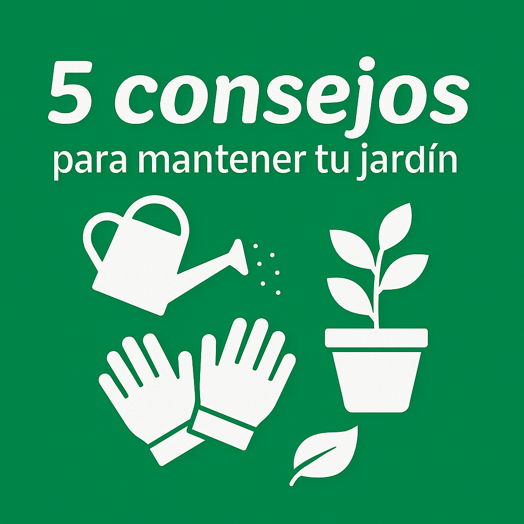 5 tips para el jardin